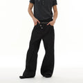 Orbit Placket Wide‑Leg Jeans