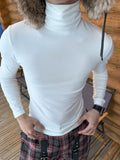 Midnight Sleek Stretch Turtleneck