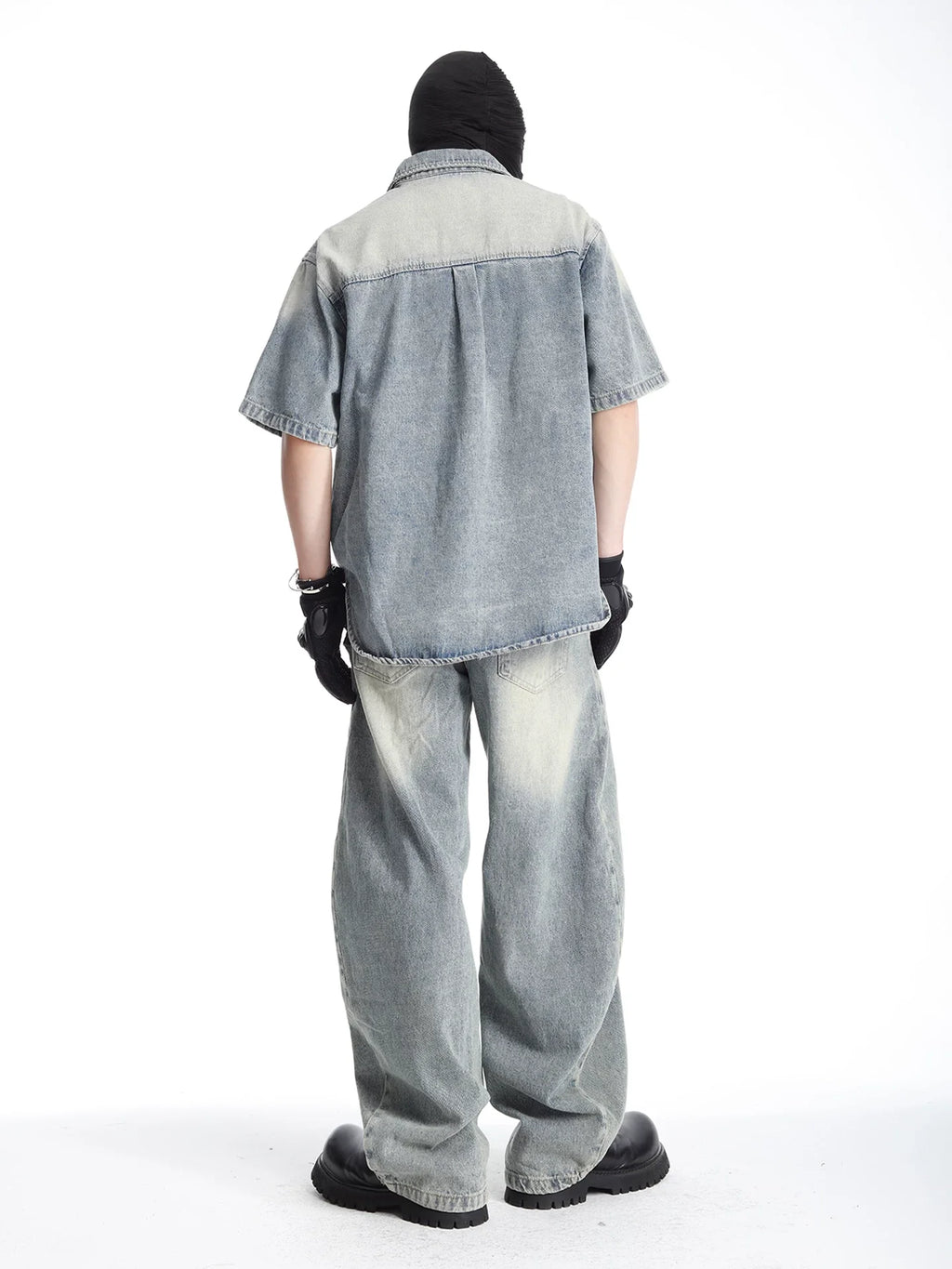 Glacier Fade Denim Camp Shirt