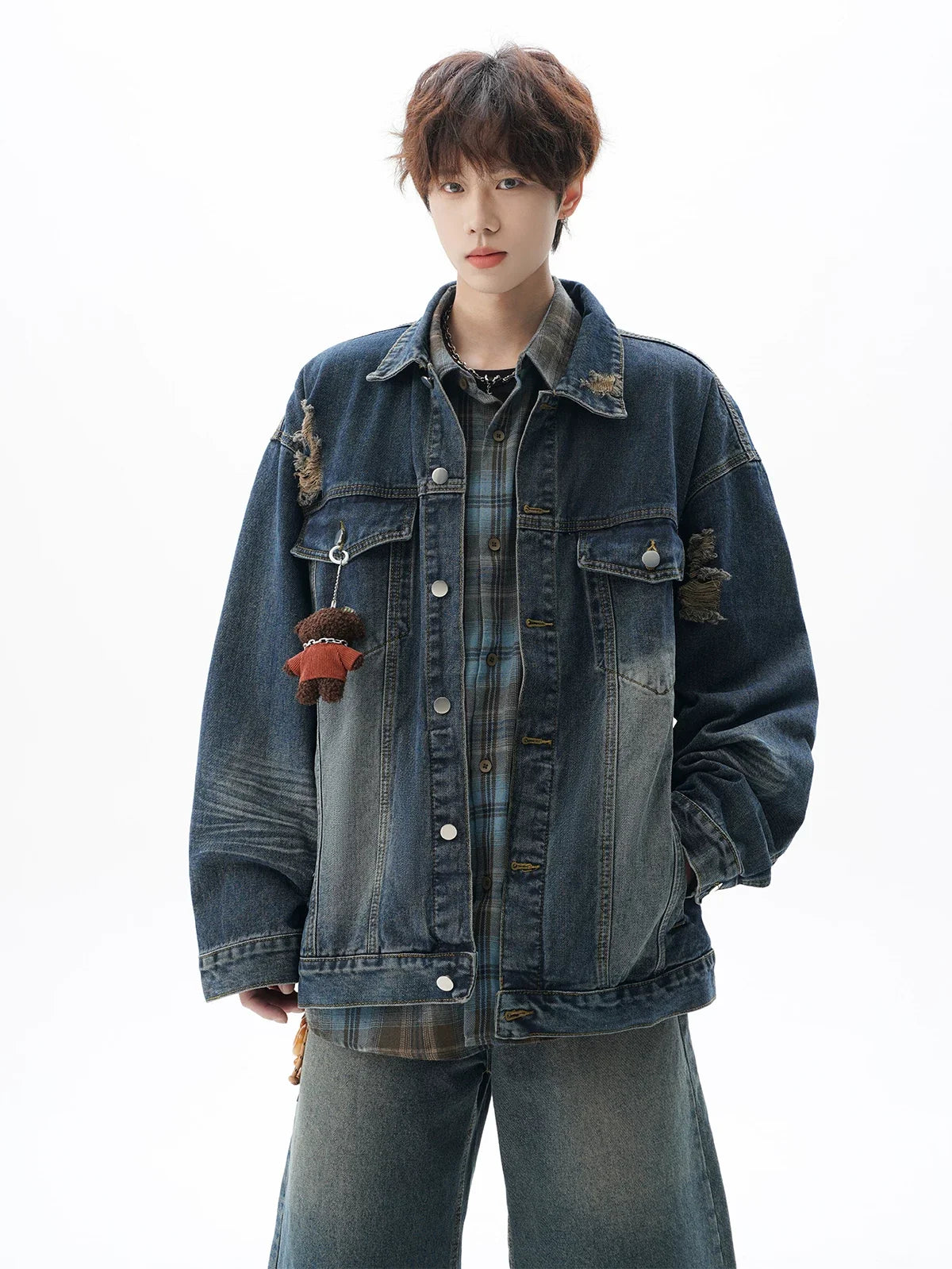 Patch Vintage Denim Jacket