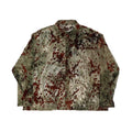 Floral Print Semi-Sheer Button-Up Shirt