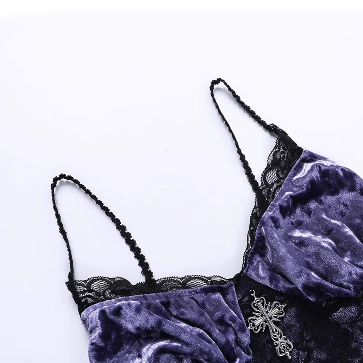 Purple Corset Dress or Black Lace Bolero