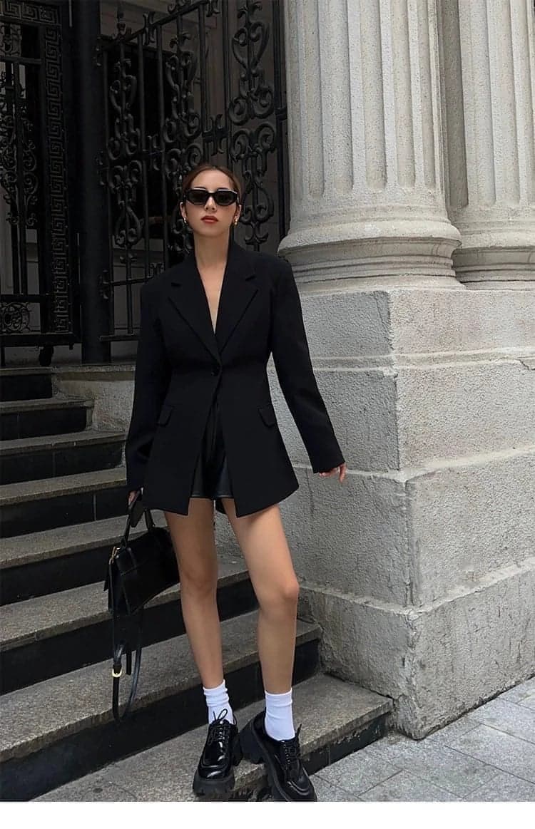 Black Designer Jacket: Slimming And Casual, Fall Collection