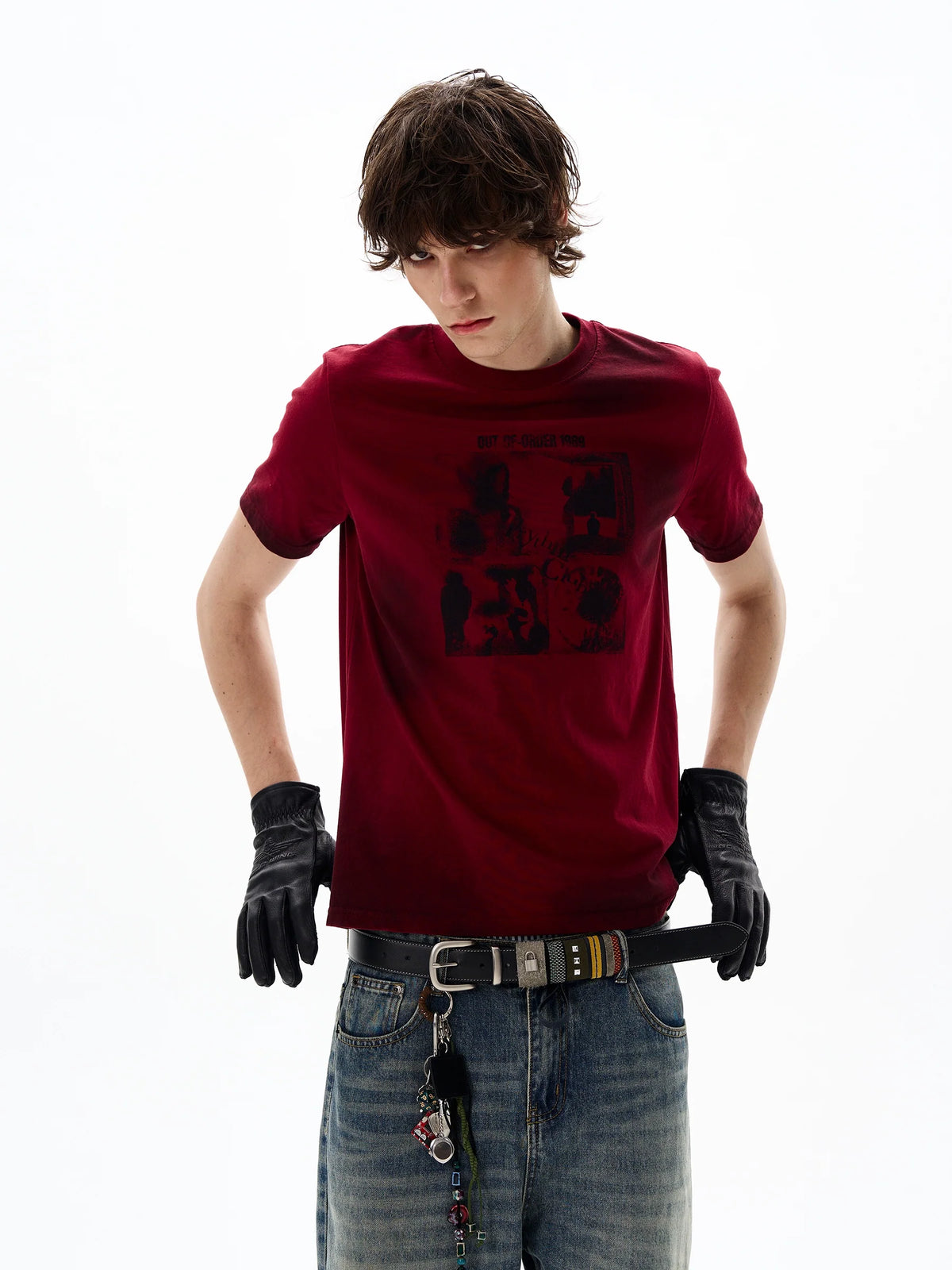 Vintage Graphic Crew Neck T-Shirt