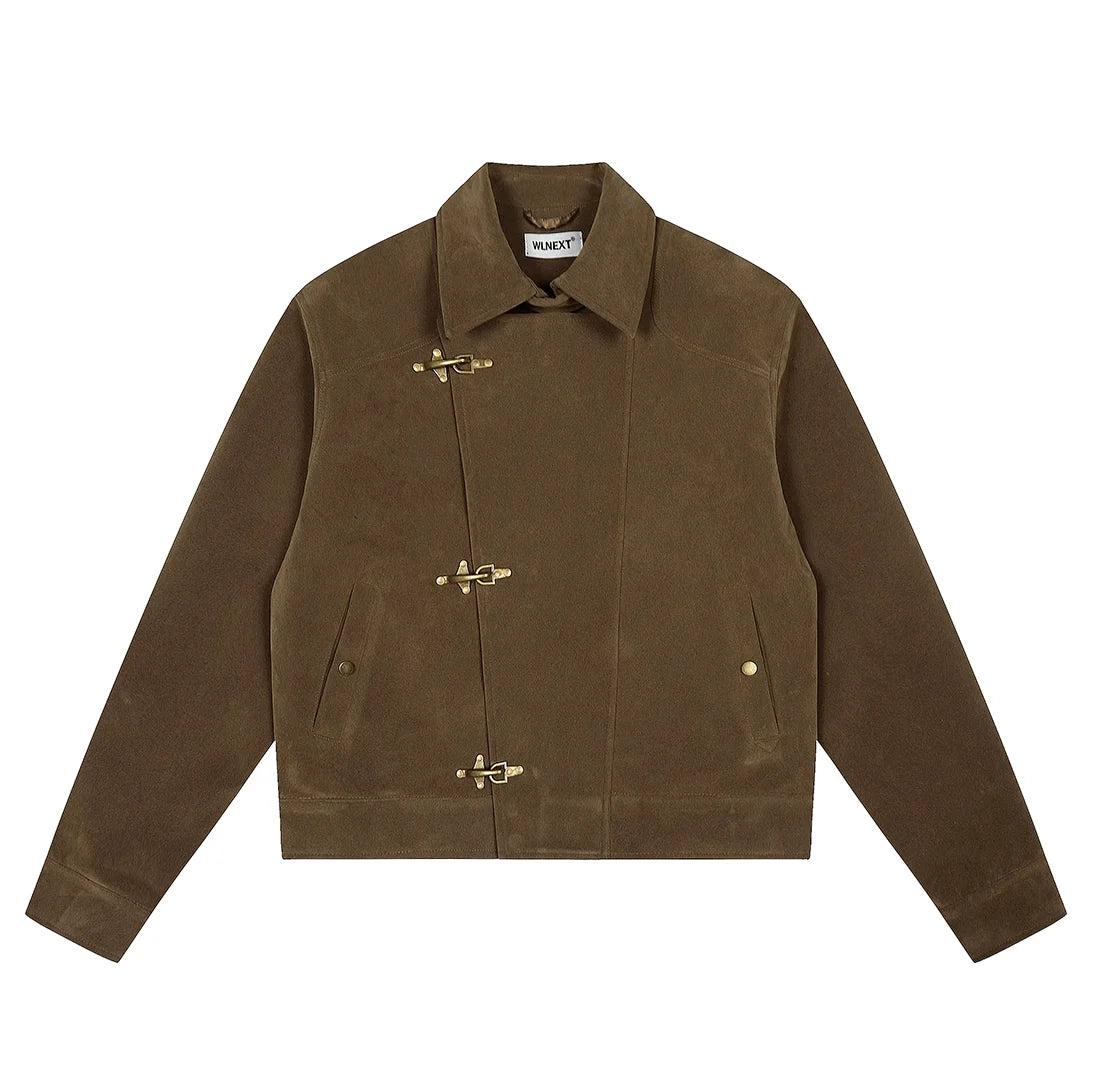 Midnight Espresso Toggle Jacket