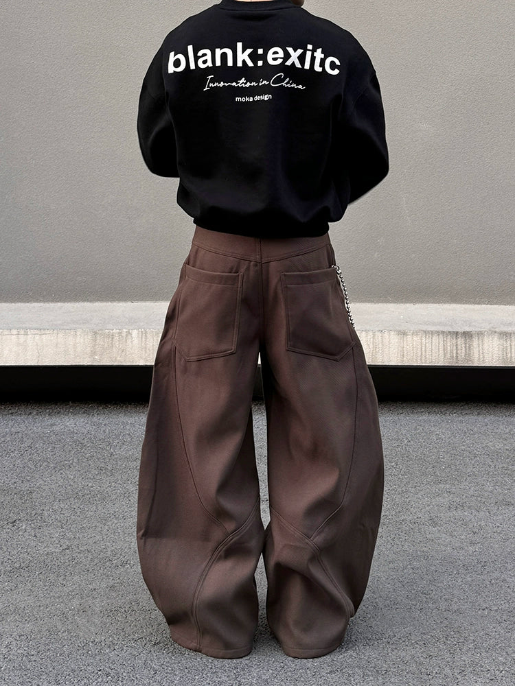 Men's Shadow Rivet Wide-Leg Jeans