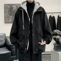 Oversized Woolen Hooded Jacket