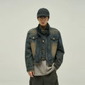 Vintage Wash Cropped Denim Jacket