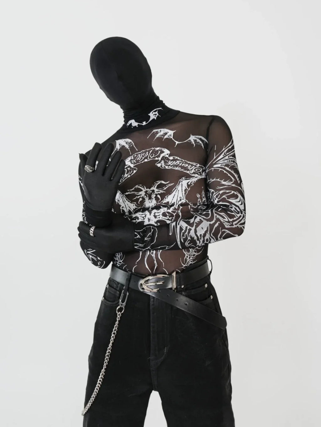 Nightspawn Tattoo Mesh Top