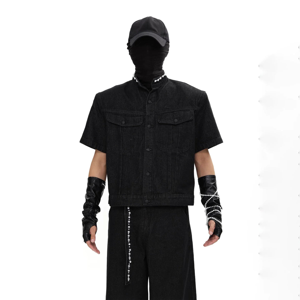 Aurora Studded Denim Armour Shirt