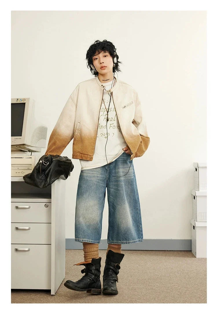Octopusme Gradient Denim Jacket
