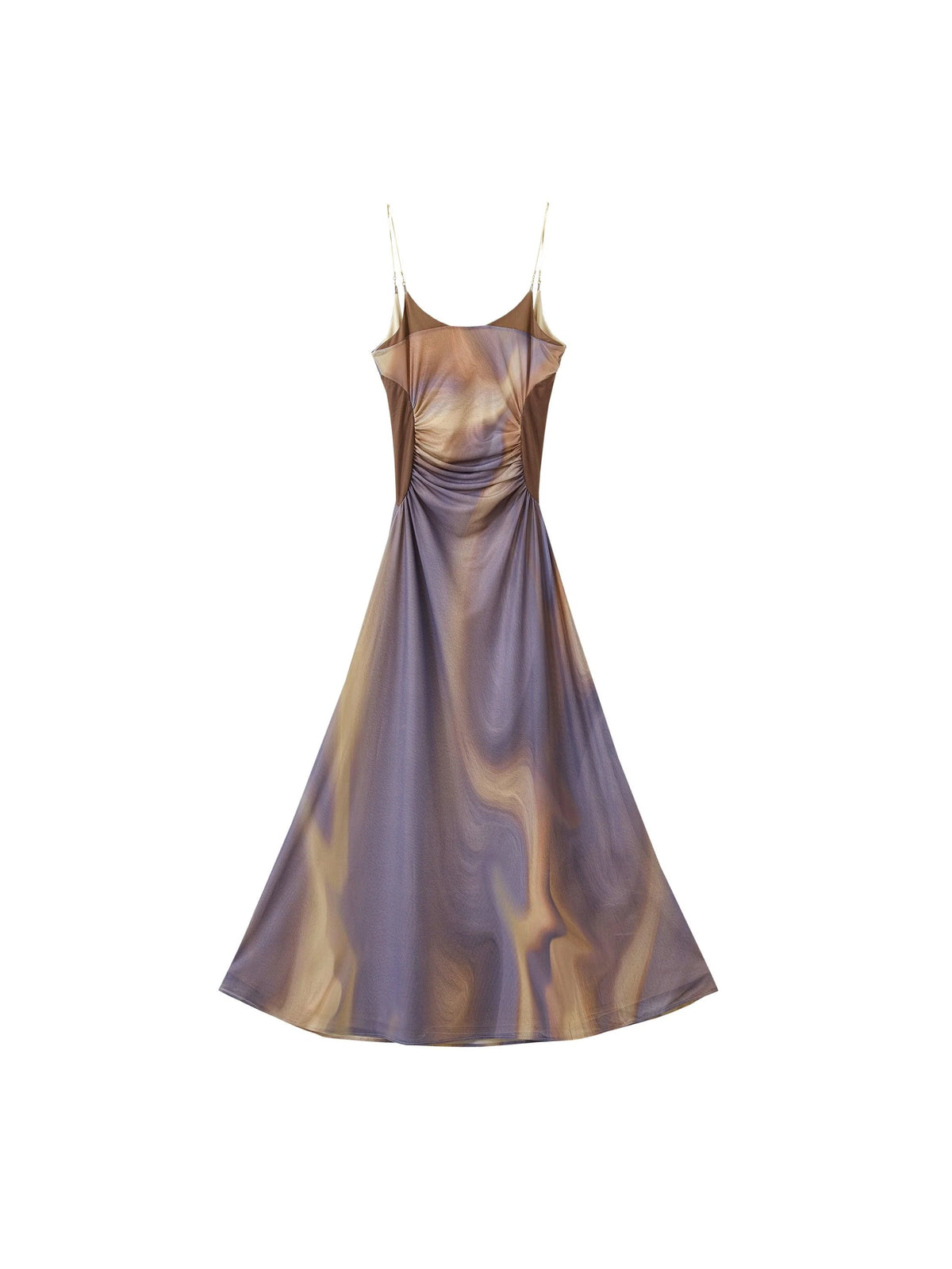 Of Akiva Elegant Satin Maxi Dress