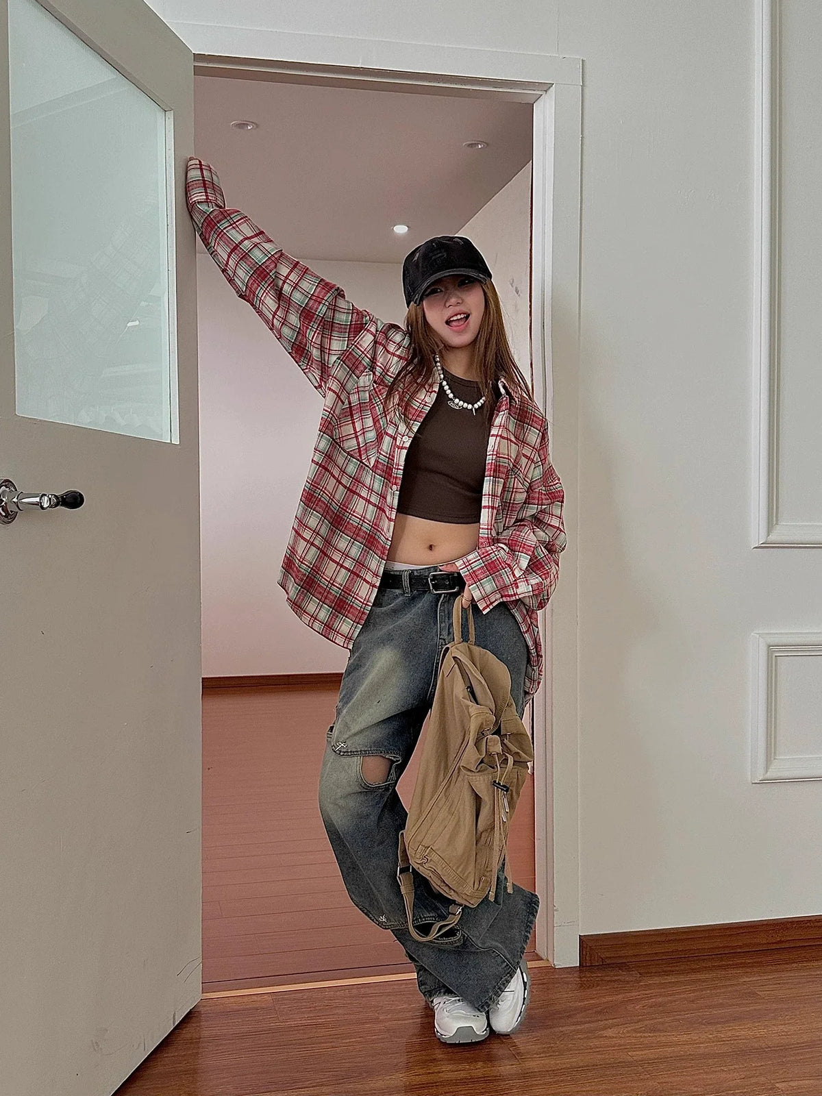 Plaid Casual Flannel Shirt