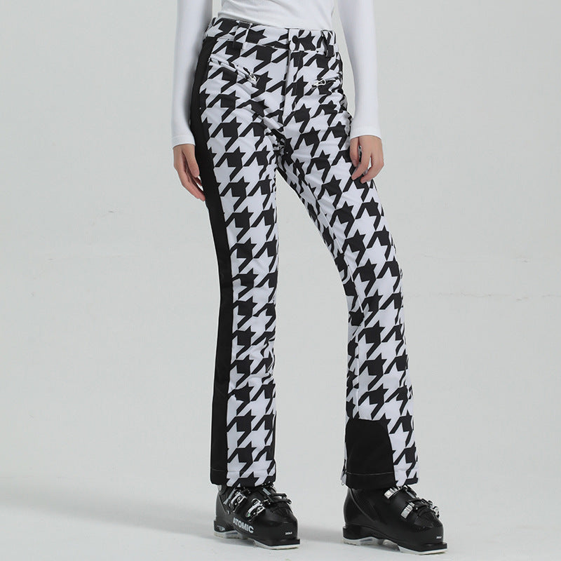 Houndstooth Rush Ski Pants