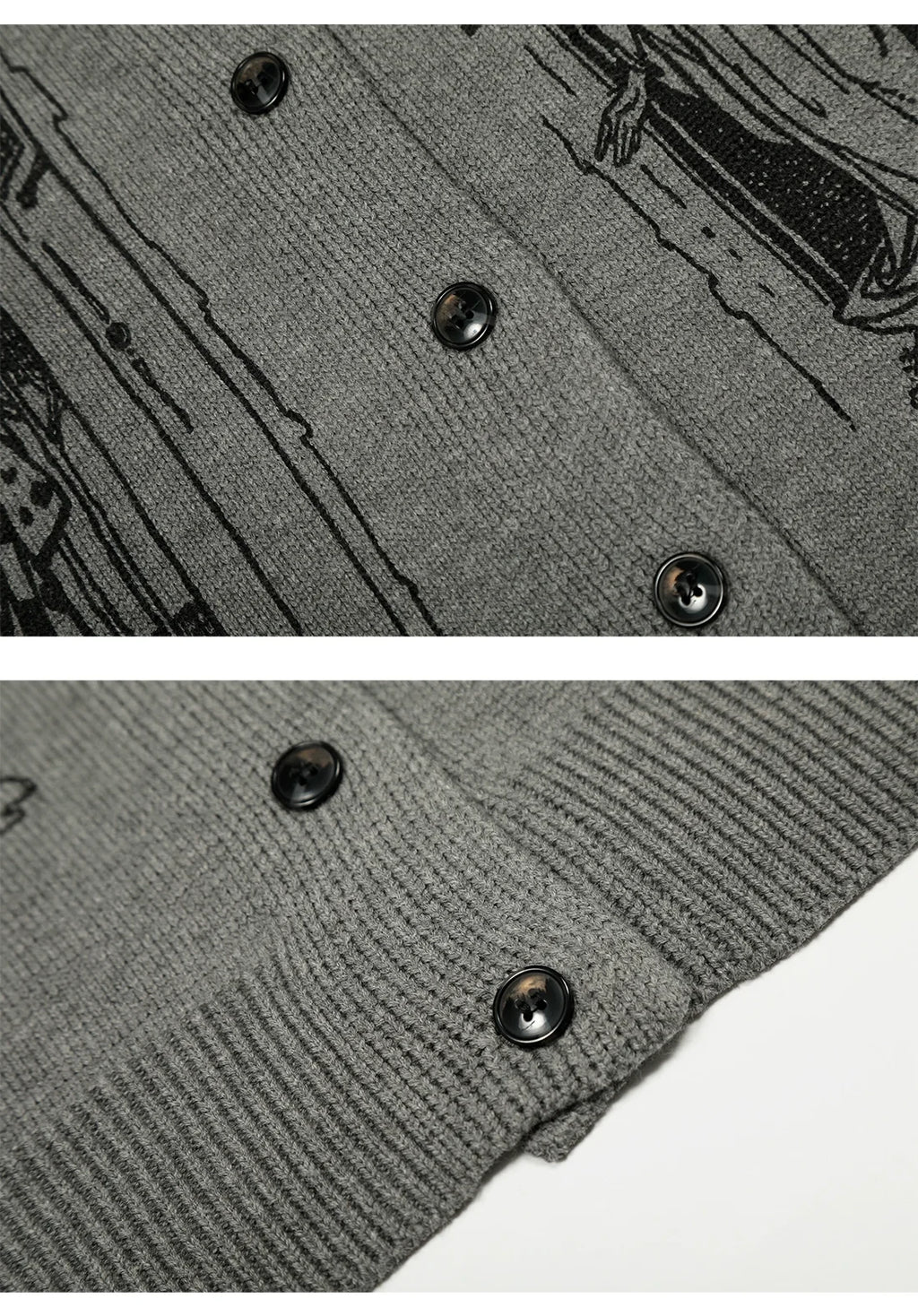 Tarot Window Graphic Knit Cardigan