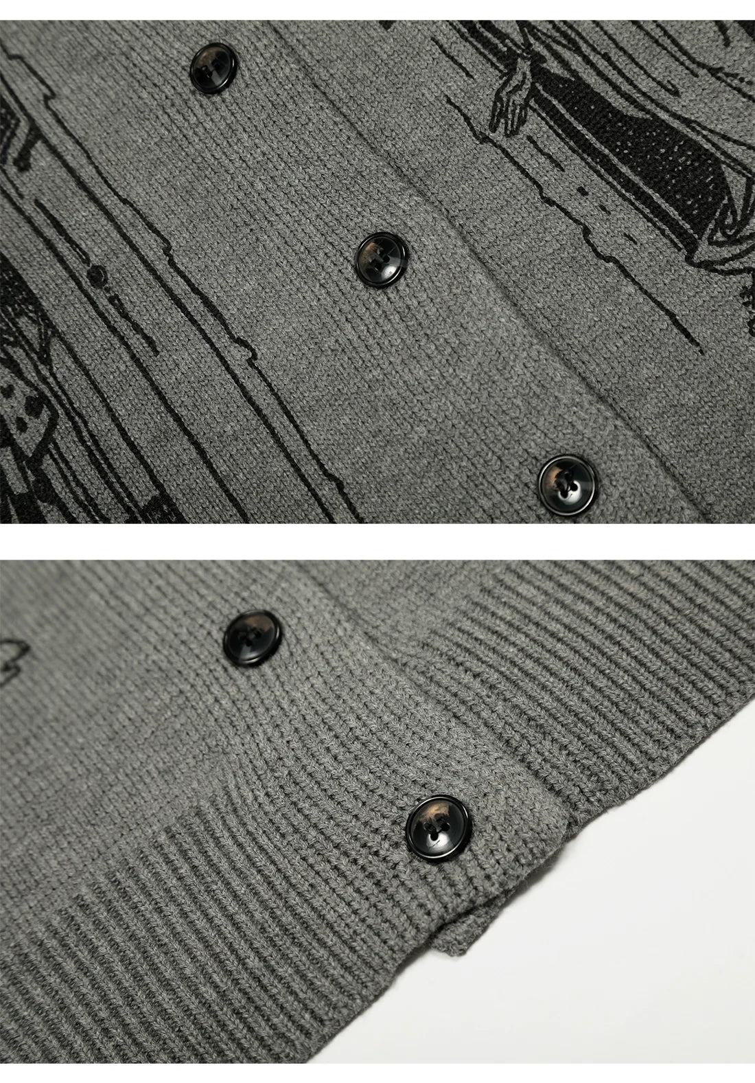 Tarot Window Graphic Knit Cardigan