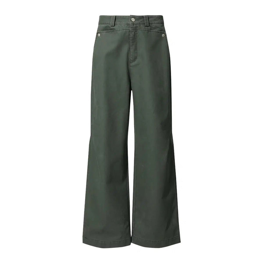 Wide-Leg Workwear Denim Jeans