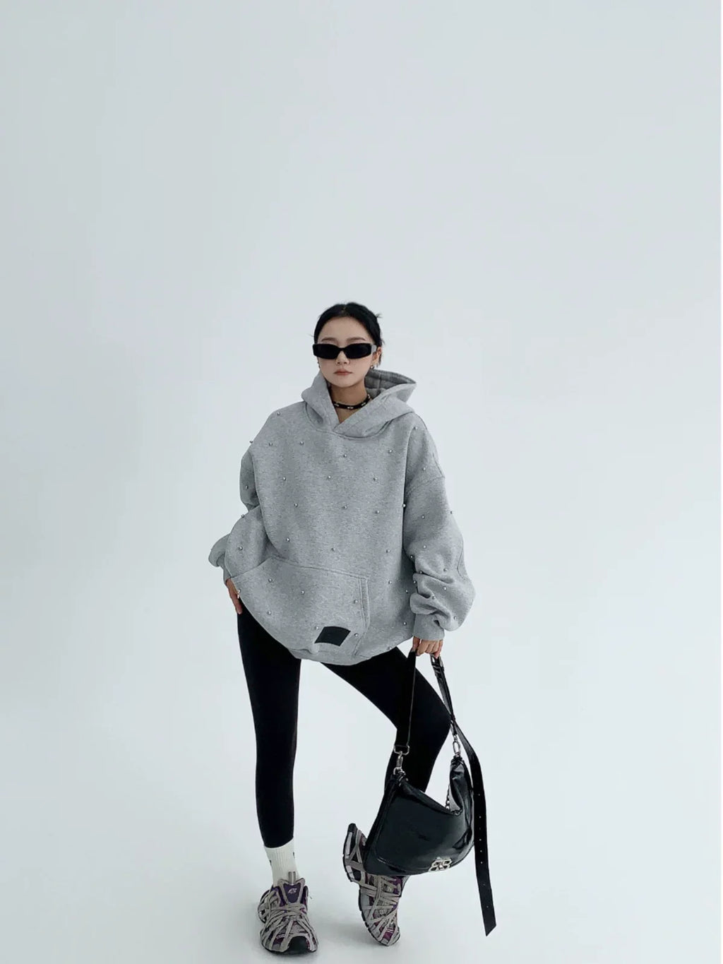 Starlit Pearl Oversize Hoodie