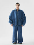 High-Quality Urban Relaxed Fit Denim Jacket and Pants Setup
