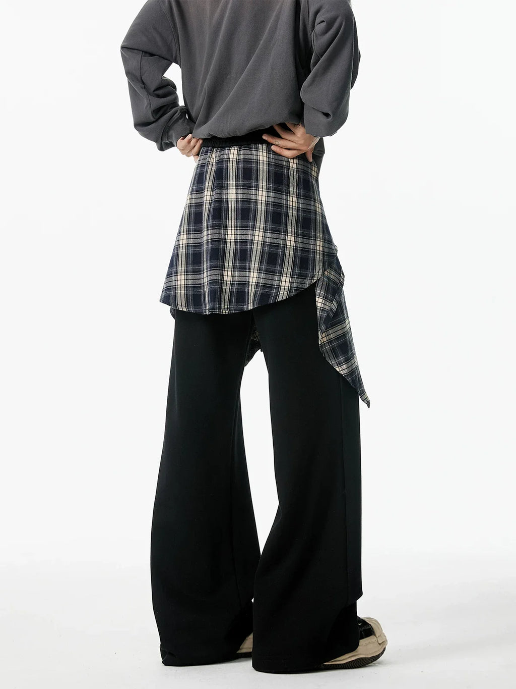 Flannel Wrap Hybrid Jogger Pants