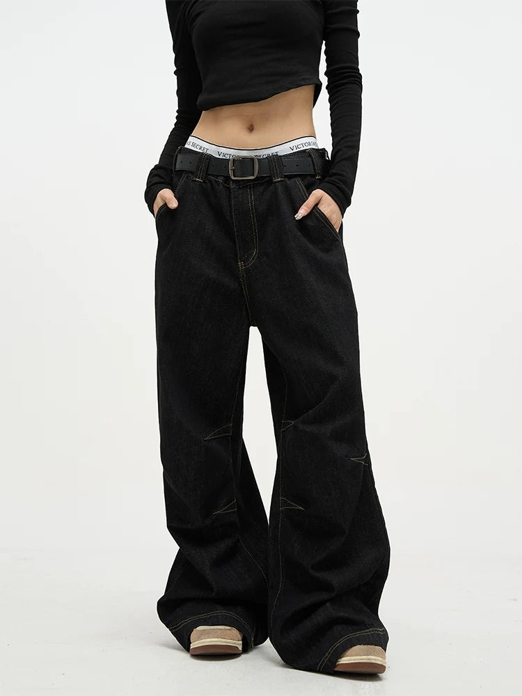 High Waist Baggy Premium Denim Jeans