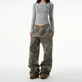 Baggy Camo Cotton Cargo Pants