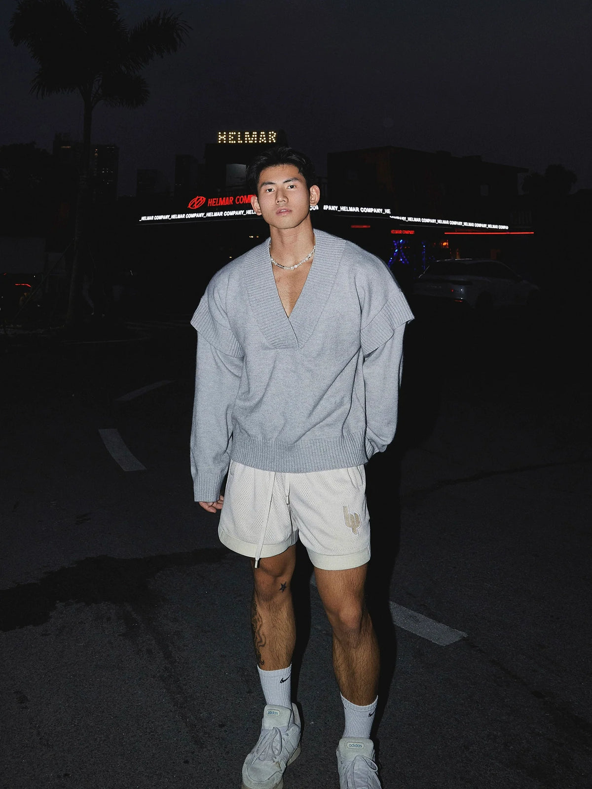 Pullover Deep V-Neck Sweater