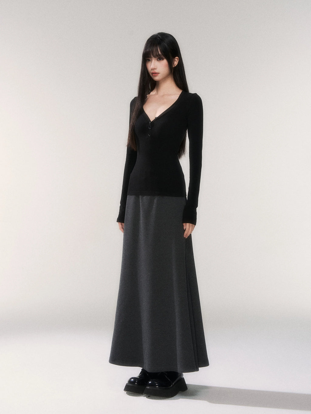 Aura Knit Maxi Skirt