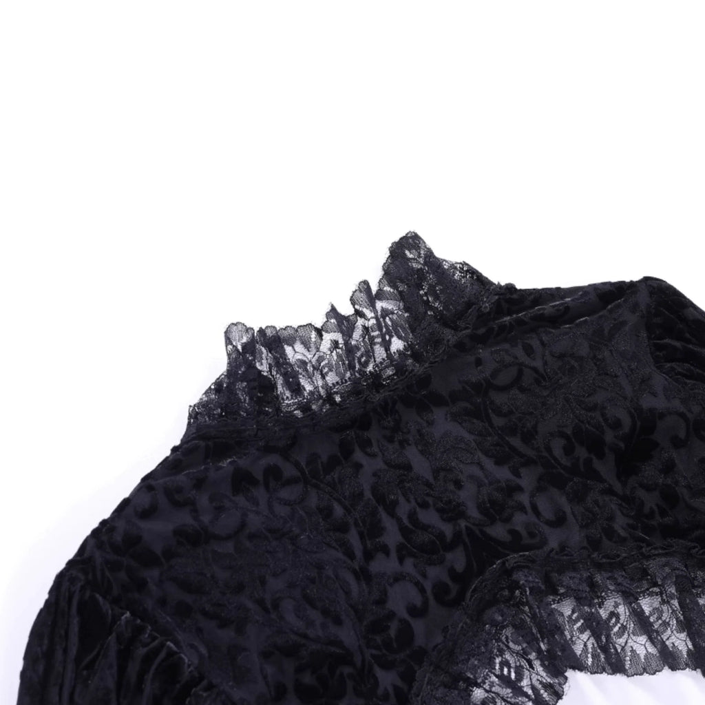 Purple Corset Dress or Black Lace Bolero