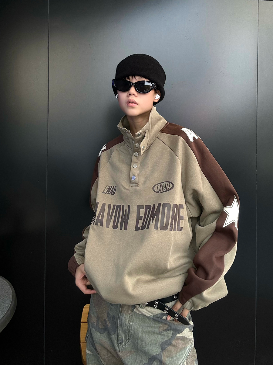 Varsity Star Quarter-Snap Sweatshirt