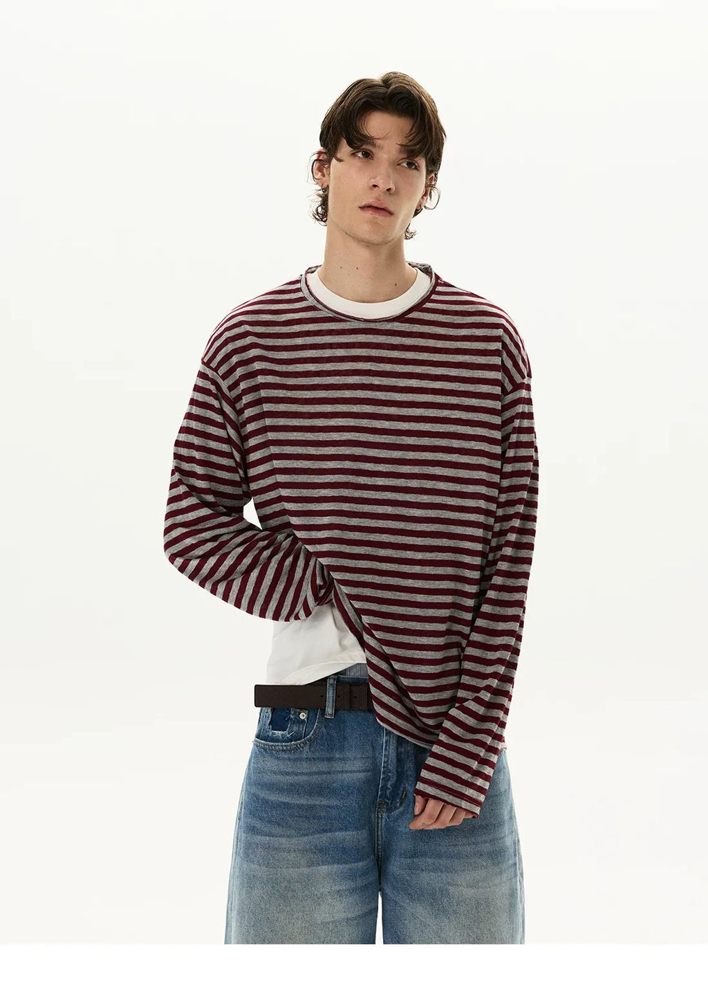 Tide Slouch Stripe Long Sleeve Tee
