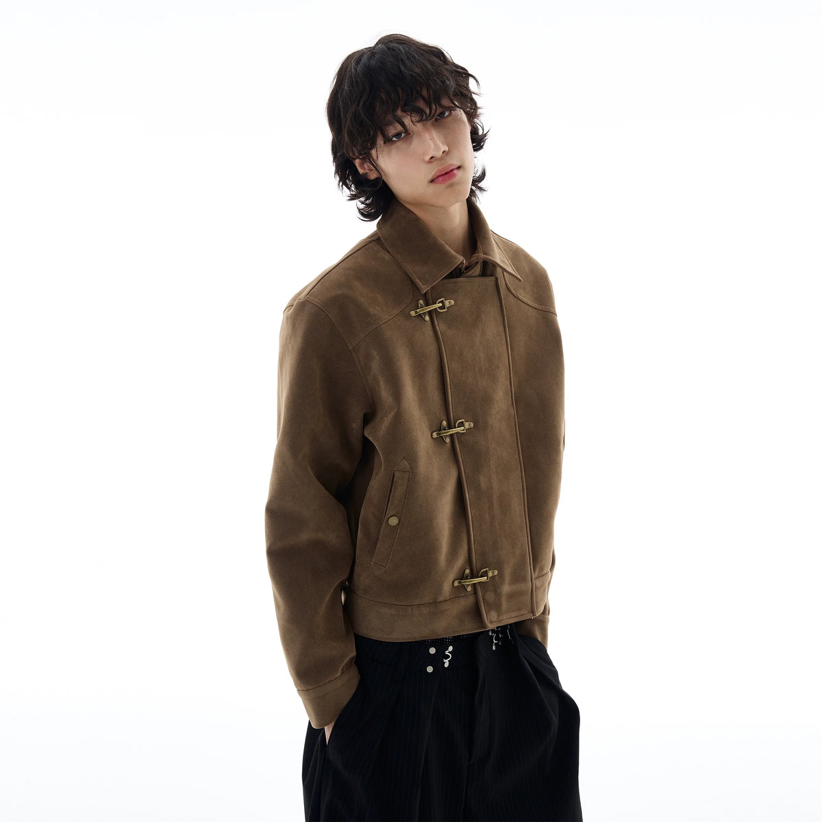 Midnight Espresso Toggle Jacket