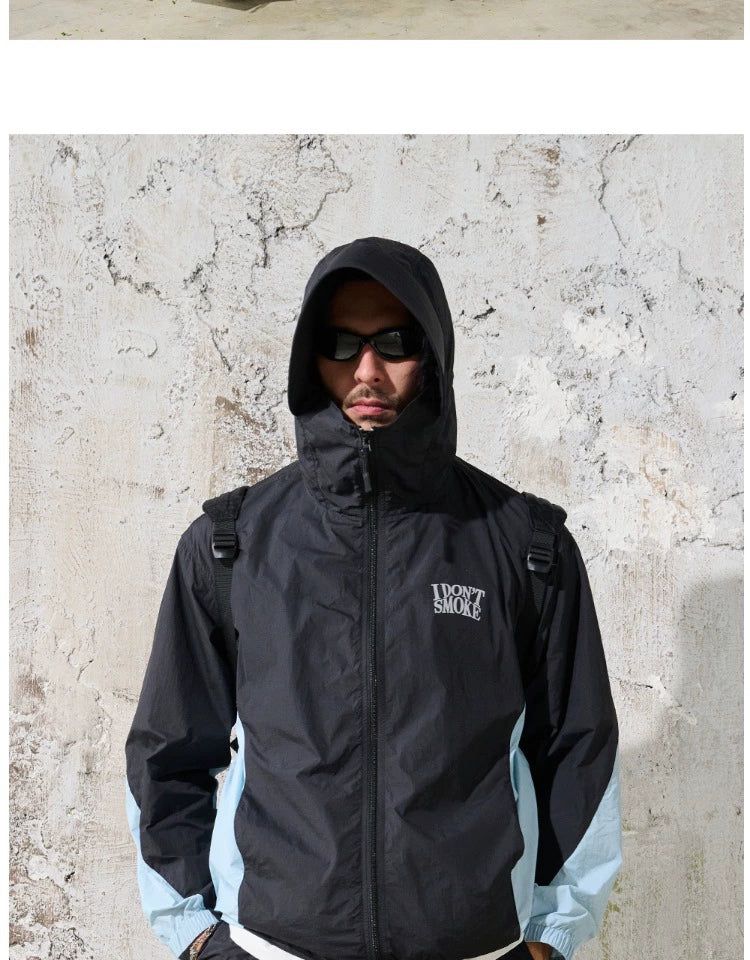 Versatile Hooded Windbreaker