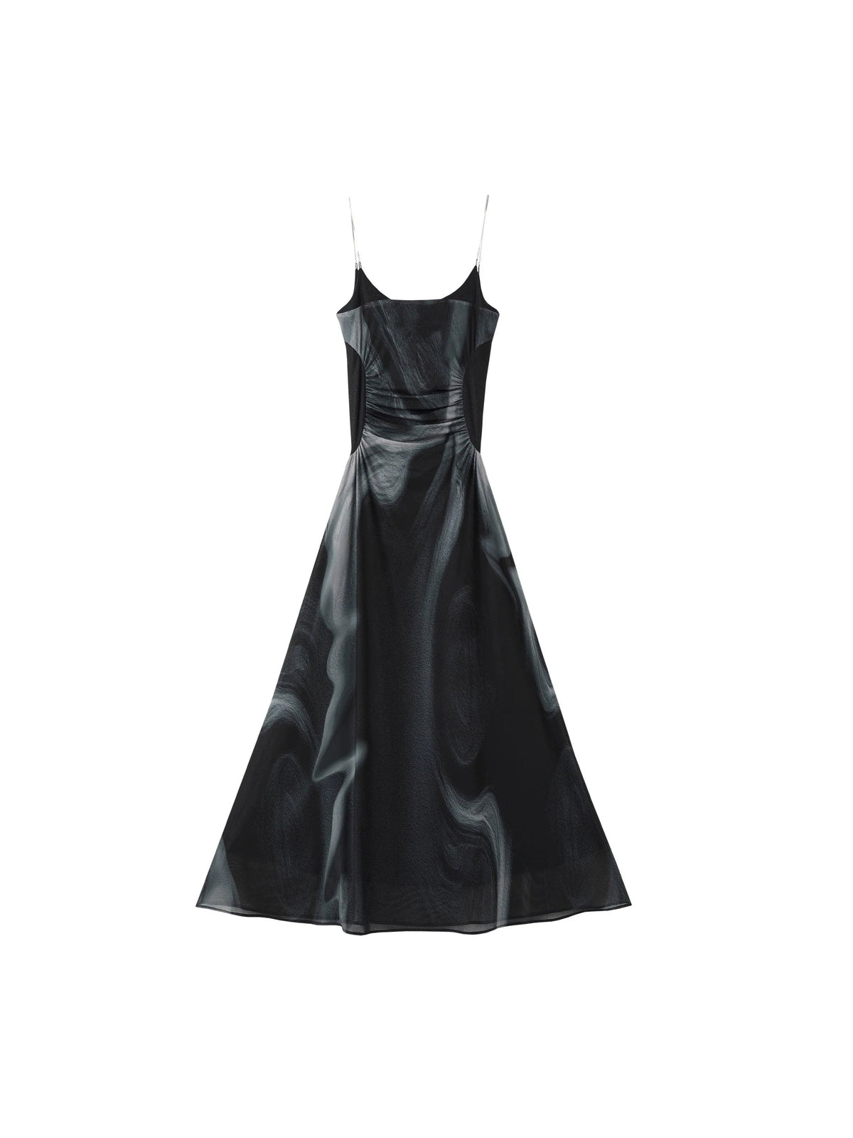 Of Akiva Elegant Satin Maxi Dress