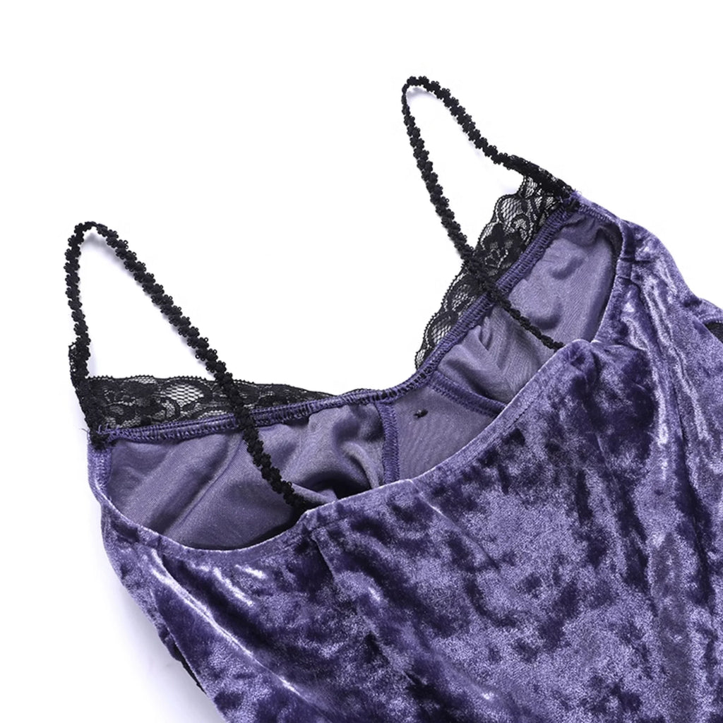Purple Corset Dress or Black Lace Bolero