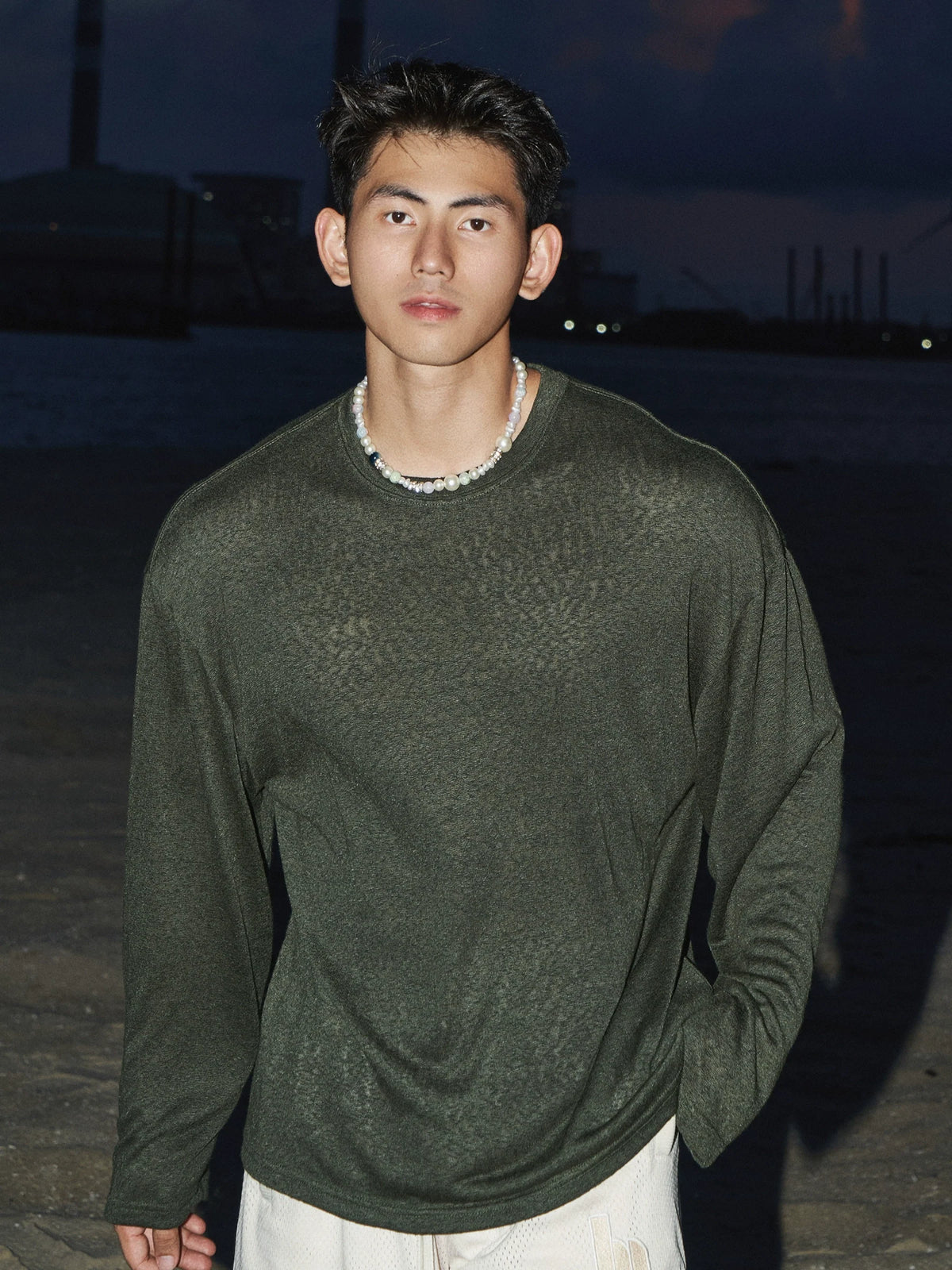 Sheer Long Sleeve Shirt