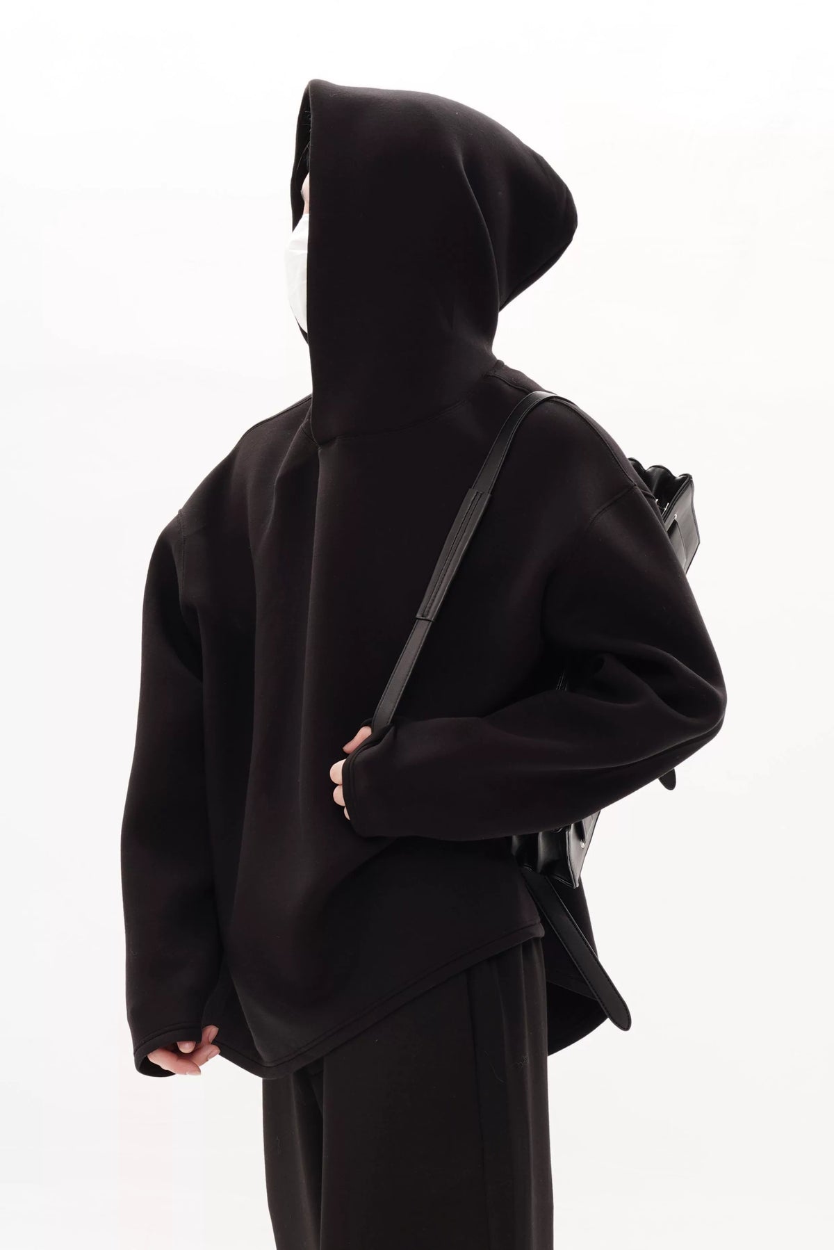 Oversized Fleece Hooded Sweatshirt