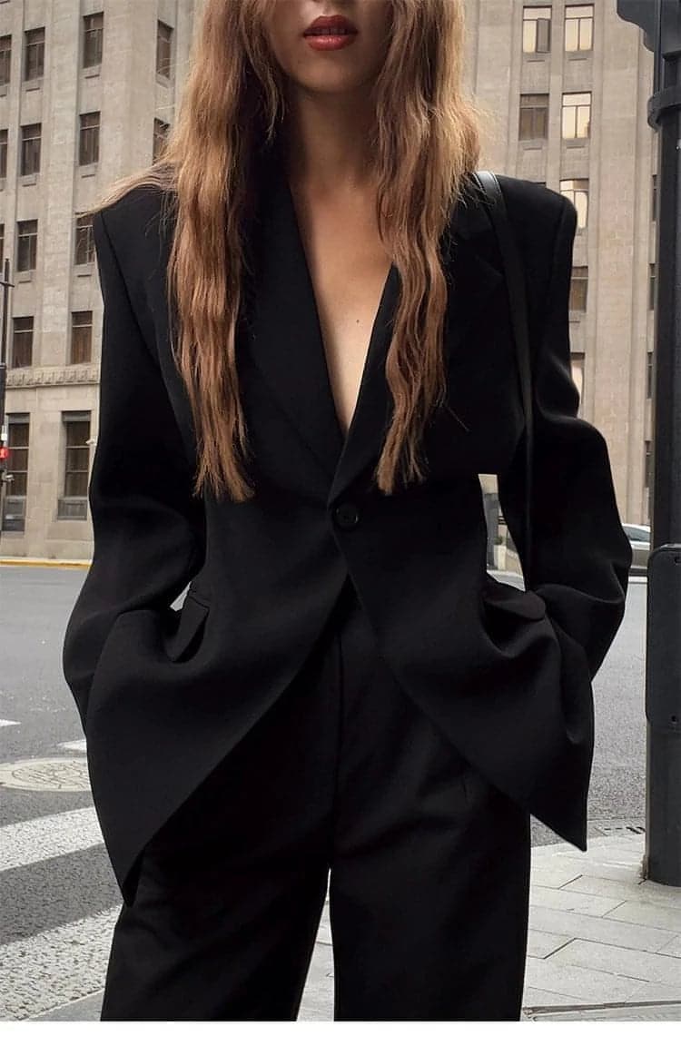 Black Designer Jacket: Slimming And Casual, Fall Collection