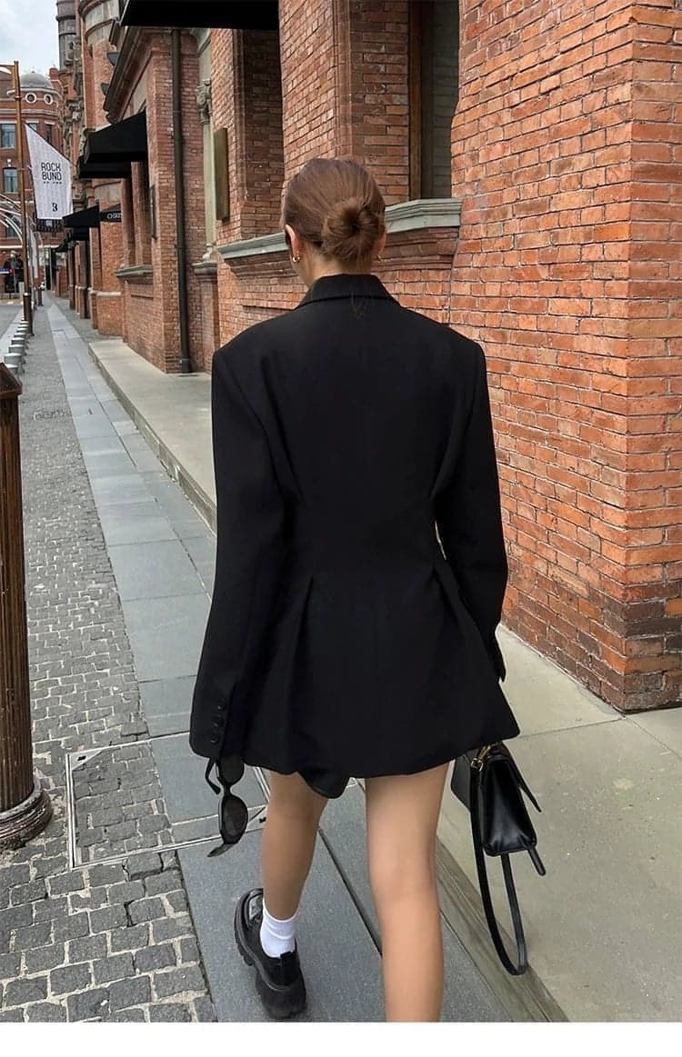 Black Designer Jacket: Slimming And Casual, Fall Collection