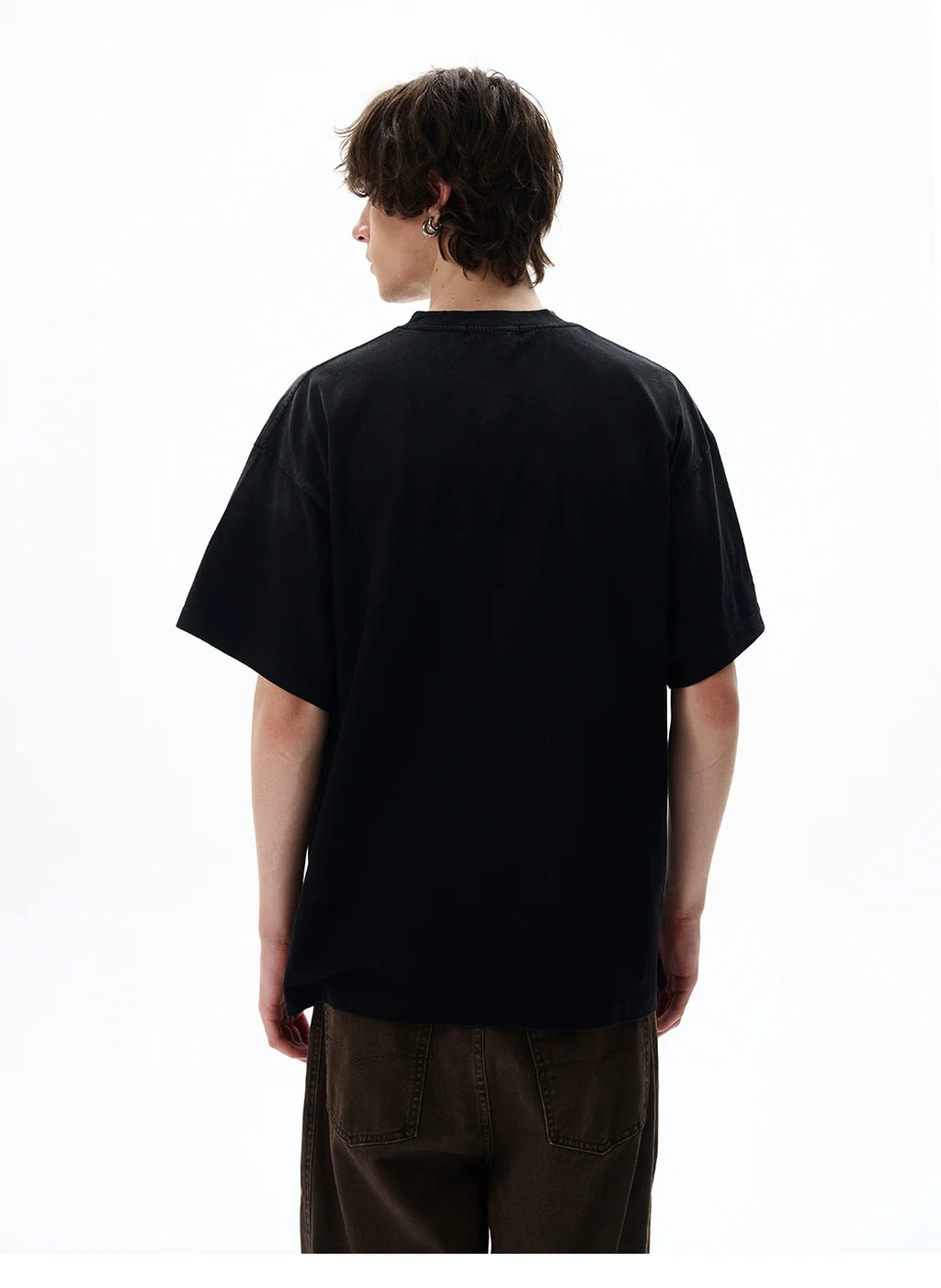 Passport Stamp Graphic Oversized T-Shirt