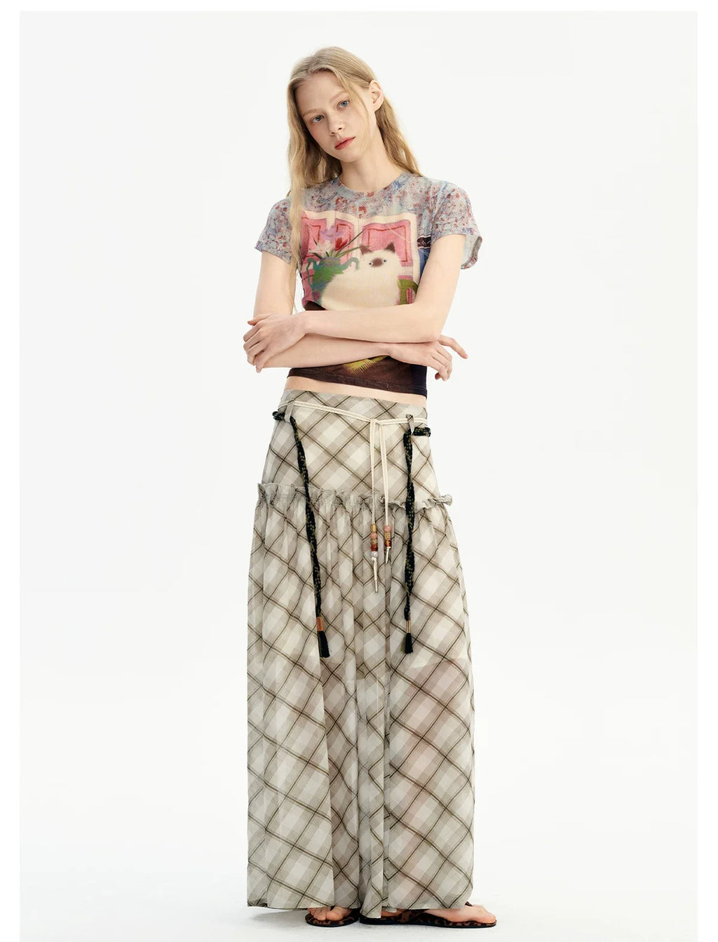 Prairie Lattice Breeze Maxi Skirt