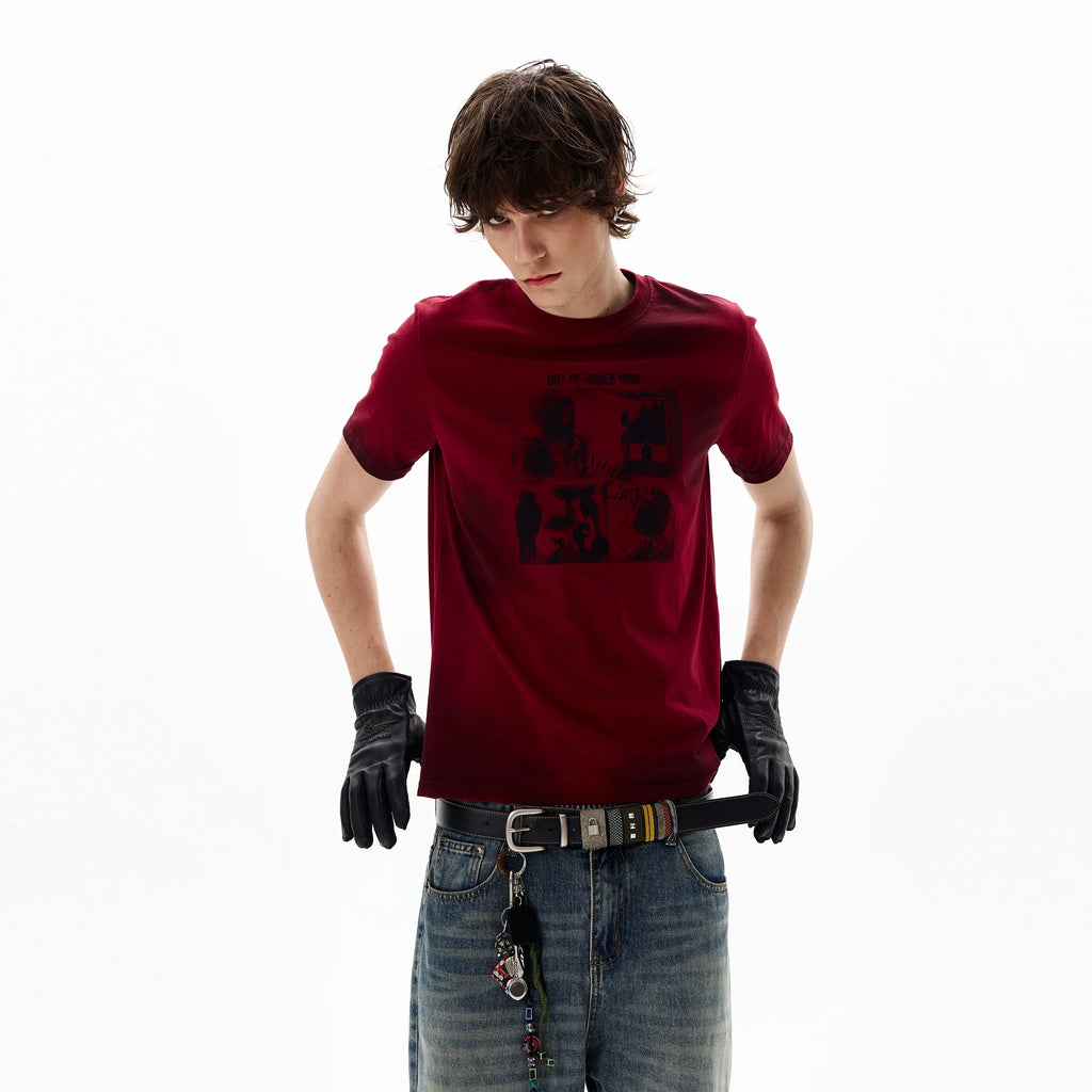 Vintage Graphic Crew Neck T-Shirt