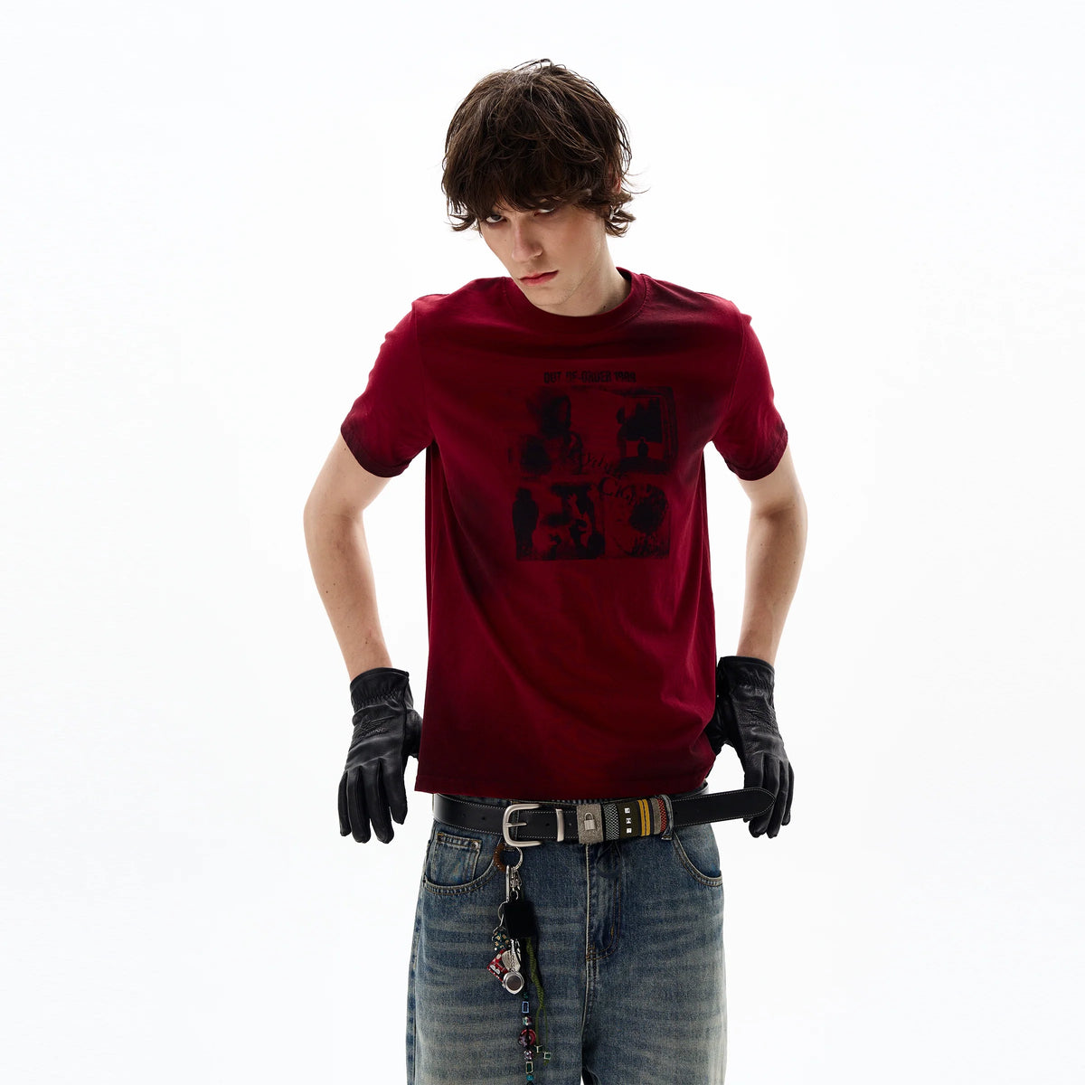 Vintage Graphic Crew Neck T-Shirt