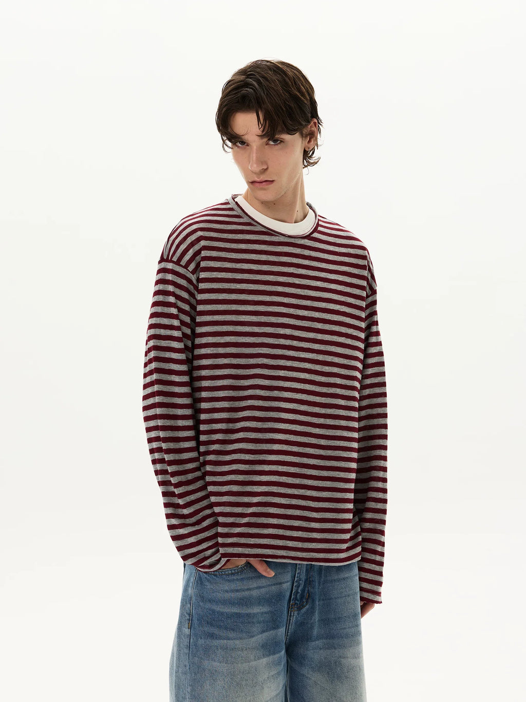 Tide Slouch Stripe Long Sleeve Tee