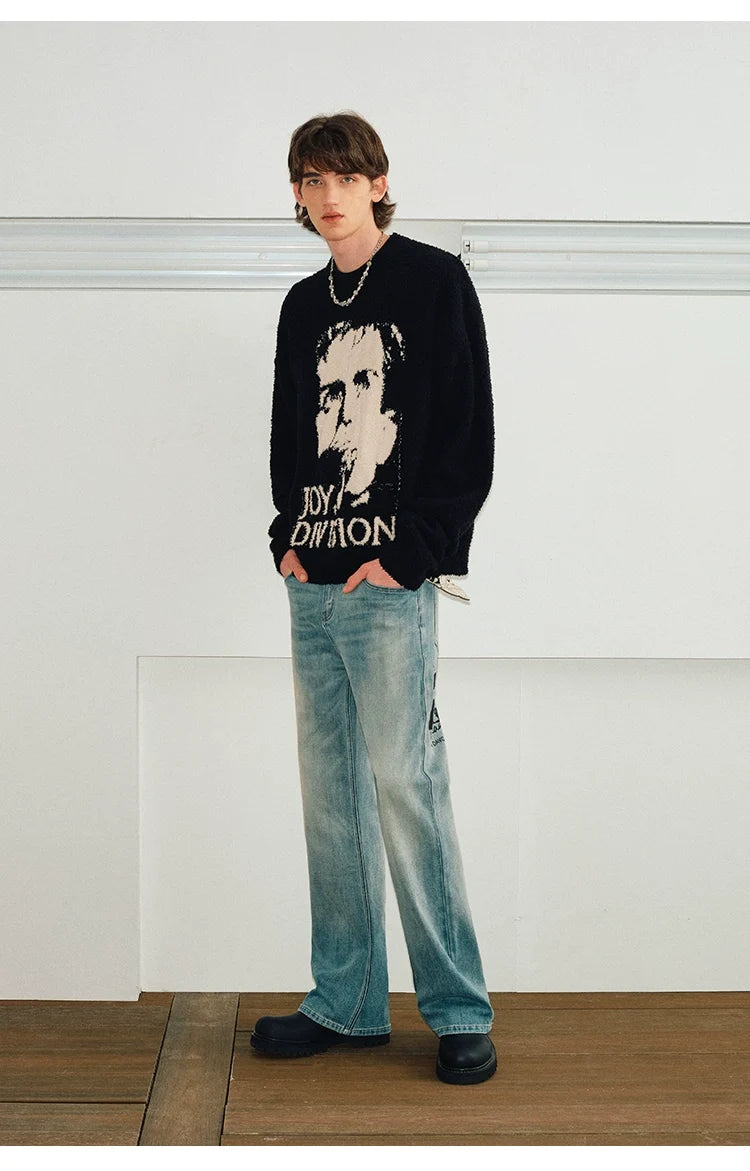 Joy Division Graphic Knit Sweater