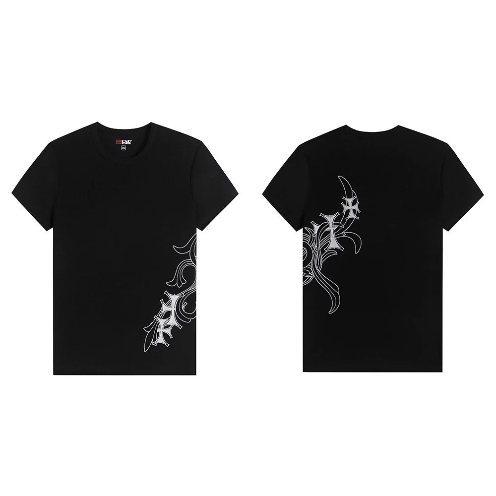Tattoo Graphic Fitted T-Shirt