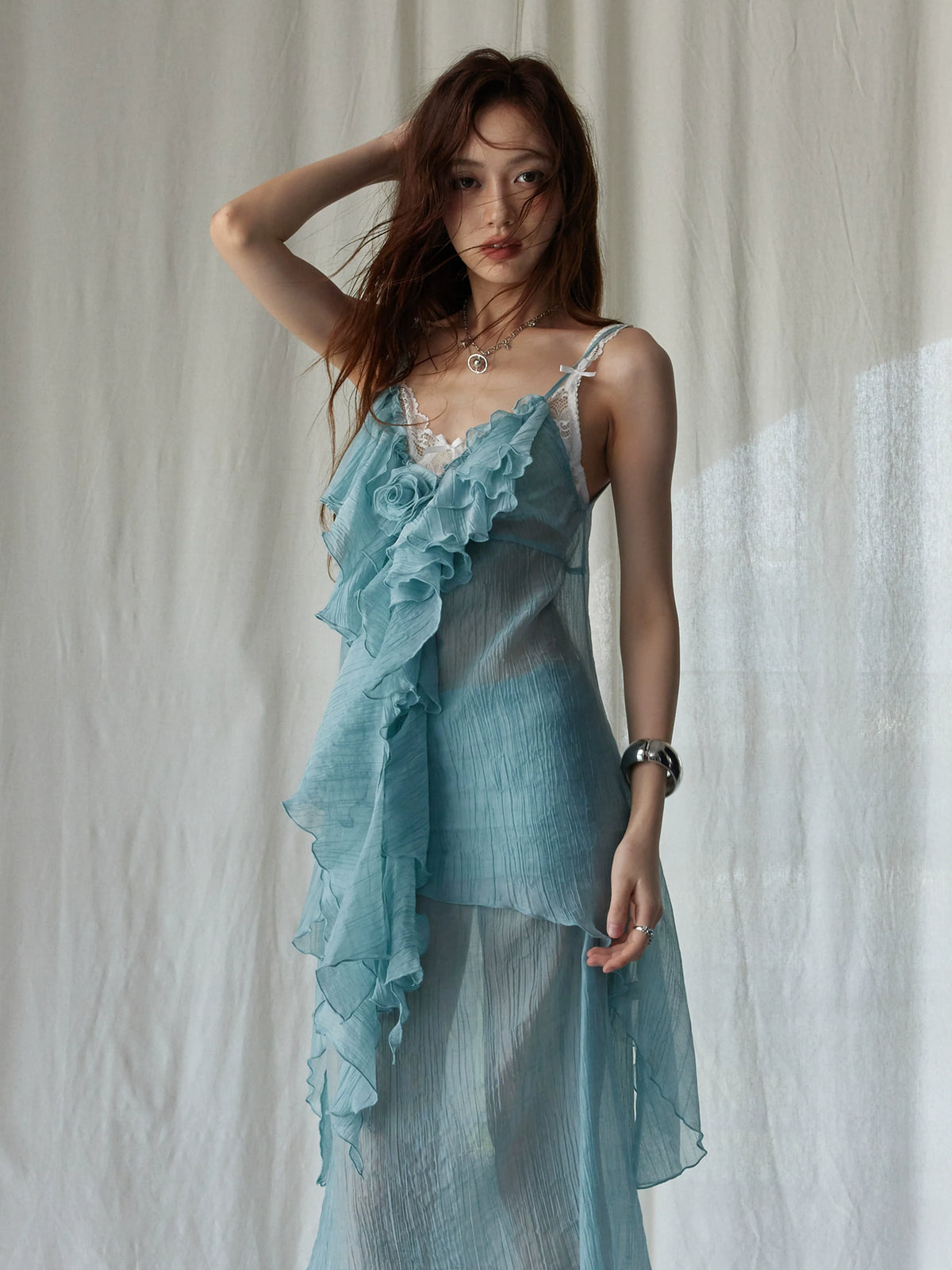 Mint Ruffle Set