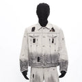 Ashfall Relic Pearl-Distressed Denim Jacket