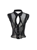 Night Chant Sheer Blouse