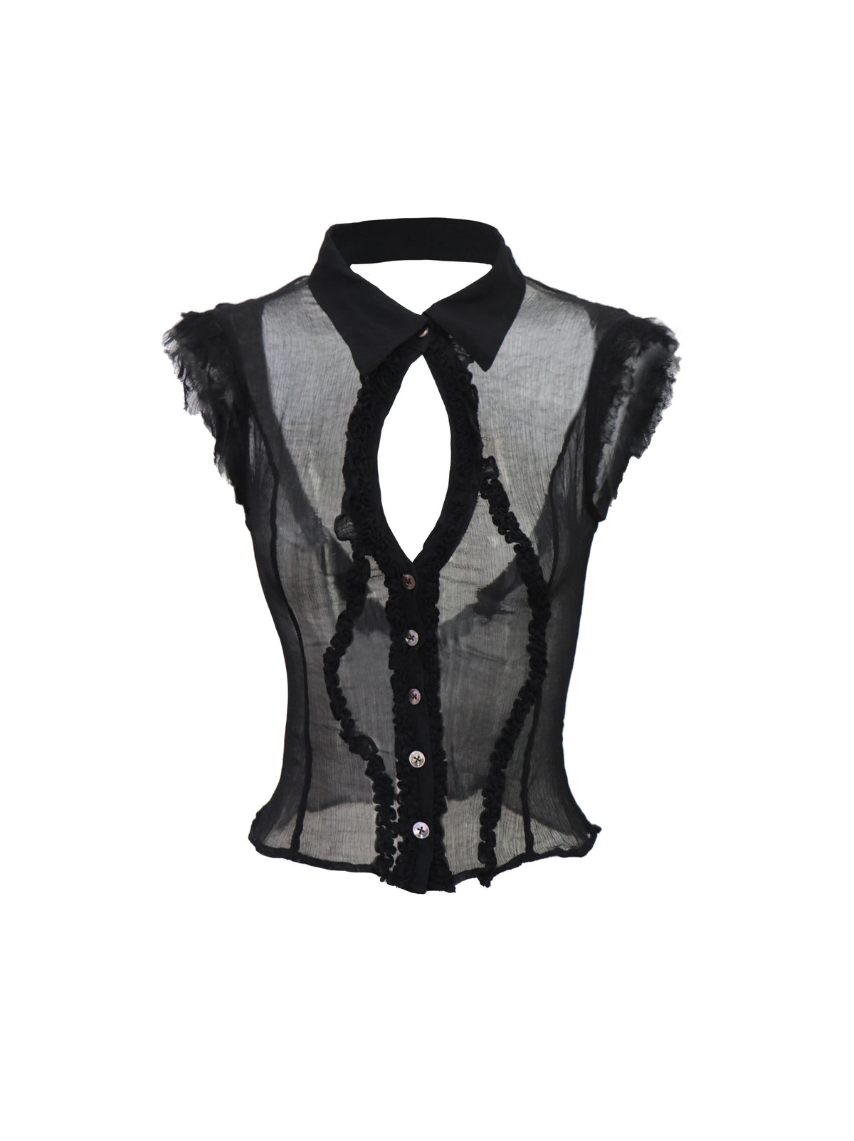Night Chant Sheer Blouse